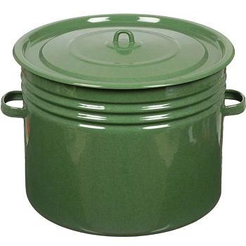 Бак эмалированный 40 л с крышкой