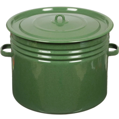 Бак эмалированный 40 л с крышкой