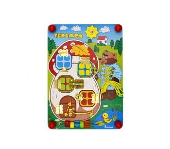 Панель детская с замочками Теремок