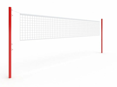 Ворота универсальные для волейбола, бадминтона, тенниса (комплект с сеткой)