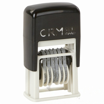 Нумератор 6-разрядный, оттиск 15х3 мм синий, GRM 4836, 124141018