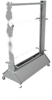 Стеллаж для хранения лыж (мобильный)