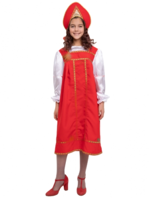Женский карнавальный костюм Василиса (рост от 104 до 182 см)