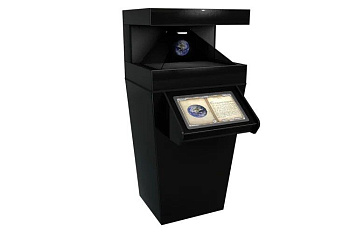 Напольная 3D пирамида с интерактивным экраном