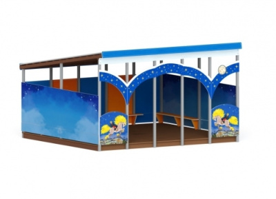 Теневой навес (веранда) Конек-горбунок