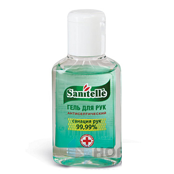 Антисептик-гель для рук (спирт 66,2%) 50 мл SANITELLE (Санитель), Алоэ