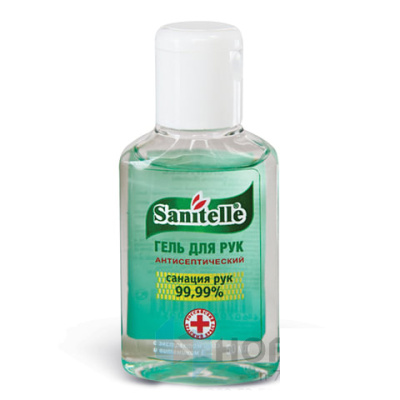 Антисептик-гель для рук (спирт 66,2%) 50 мл SANITELLE (Санитель), Алоэ
