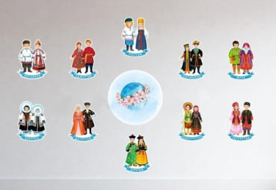 Настенная композиция Народы России