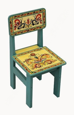 Стул детский Ракульская роспись