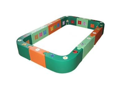 Манеж–пазл разборный с дидактическими элементами, 3000х5000 мм