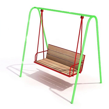Качели-скамья без навеса