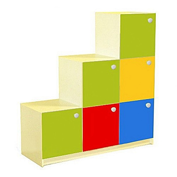 Стенка для игрушек Лесенка, 1200х400х1200 мм