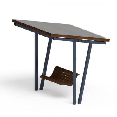 Тент наклонный с качелями