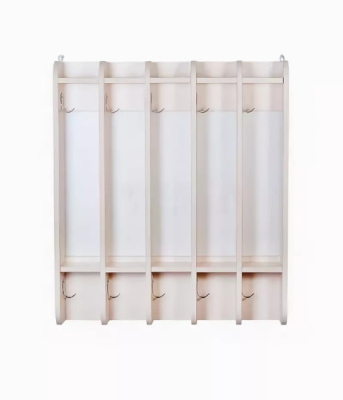 Вешалка для детских полотенец навесная 5 секций, 700х140х800 мм