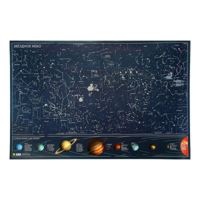 Карта звездного неба (светящаяся)
