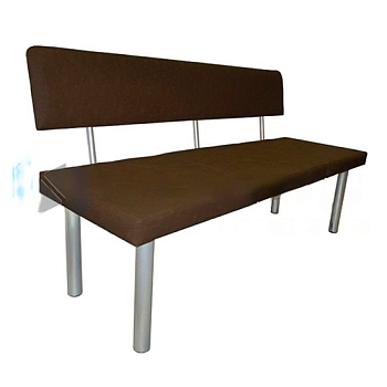 Диван на металлокаркасе трехместный Ожидание