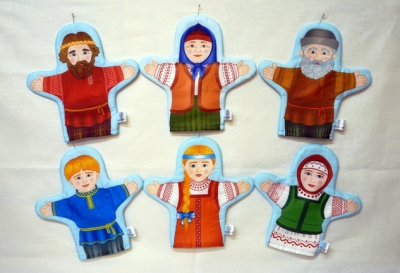 Набор кукол Русская семья, 6 шт.