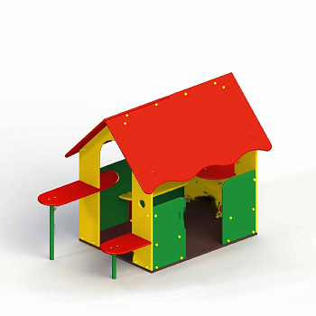 Домик-беседка со столиками, 225х126 см