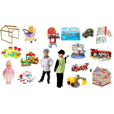 Целевой комплект игровых средств Социальное развитие: Освоение социальных ролей и профессий