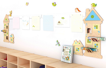 Композиция для оформления холла Сказочный город