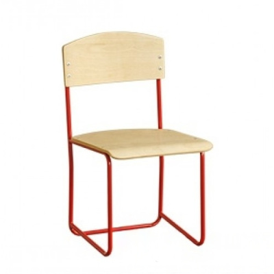 Стул детский нерегулируемый на круглой трубе (1, 2, 3 р. гр.)