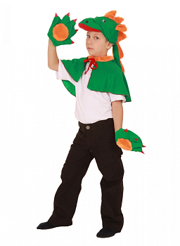 Детский карнавальный костюм Дракон (рост от 98 до 122 см)