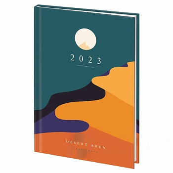 Ежедневник датированный на 2023 (145х215 мм), А5, STAFF, ламинированная обложка, "Sahara", 114193