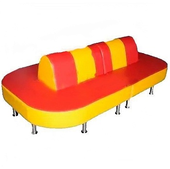 Островной диван для переодевания Прямоугольник (составной, 2200х1200х700 мм)