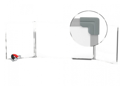 Доска магнитно-маркерная 3-х элементная, 100х300 см