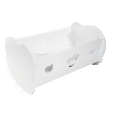 Кроватка-люлька для кукол Мини, цвет: белый