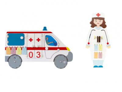 Набор бизибордов для изучения профессии "Доктор"