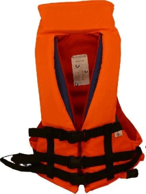 Спасательный жилет детский сигнального цвета