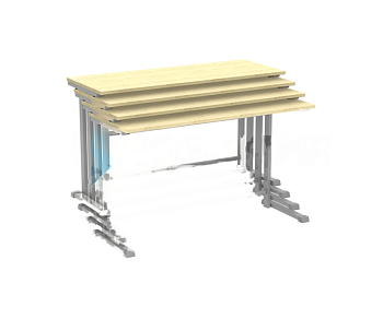 Парта штабелируемая со сварным каркасом