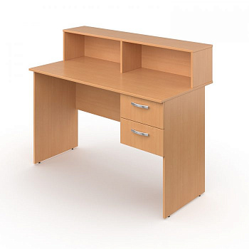 Стол для выдачи книг с тумбой