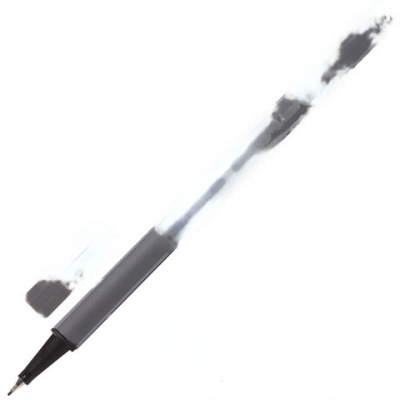 Ручка капиллярная (линер) BRAUBERG "Aero", СЕРАЯ, трехгранная, металлический наконечник, линия письма 0,4 мм, 142258