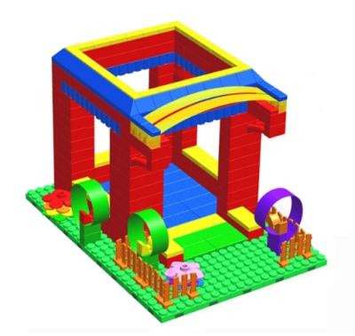Готовое решение конструктор большой Домик-1, 110х120х168 см