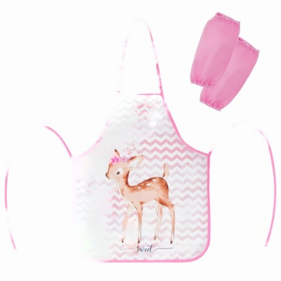 Фартук с нарукавниками ЮНЛАНДИЯ, 45x54 см, "Baby Deer", 270383
