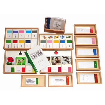 Монтессори материал "Коллекция Ю.Фаусек для первоначального чтения"