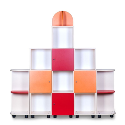 Стенка для игрушек Пирамида, 1690х340х1720 мм