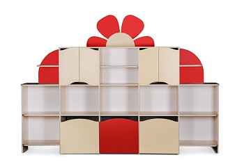 Стенка для игрушек Лето, 2600х460х1845 мм