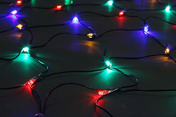 Сеть световая цветная с контроллером (гирлянда)