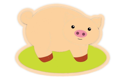 Настенная декорация Свинка