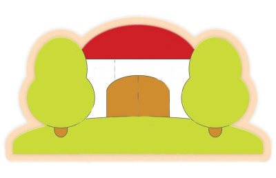 Настенная декорация Домик с аркой