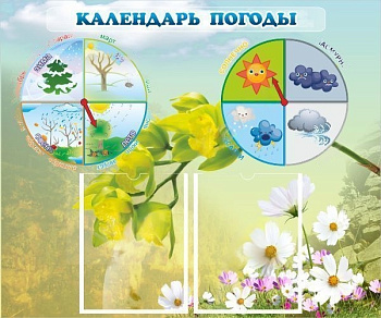 Стенд Календарь погоды, 60х50 см