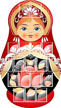 Стенд Матрешка, 0,4*0,7м