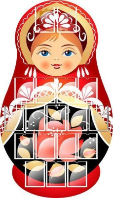 Стенд Матрешка, 0,4*0,7м