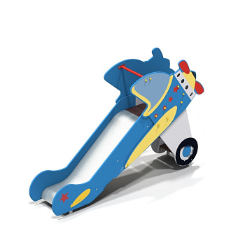 Горка детская Самолётик h 90 см (нержавеющая сталь)