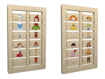 Игровая панель Одень правильно