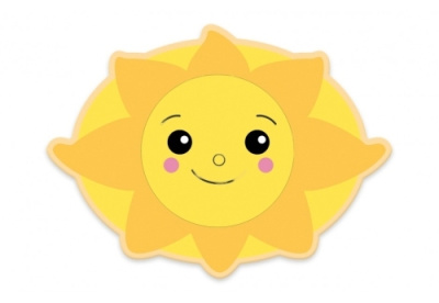 Настенная декорация Солнышко с лучиками