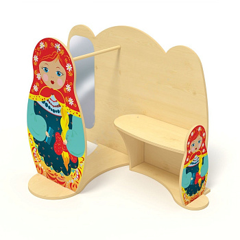 Уголок ряжения для детей игровой Матрешка